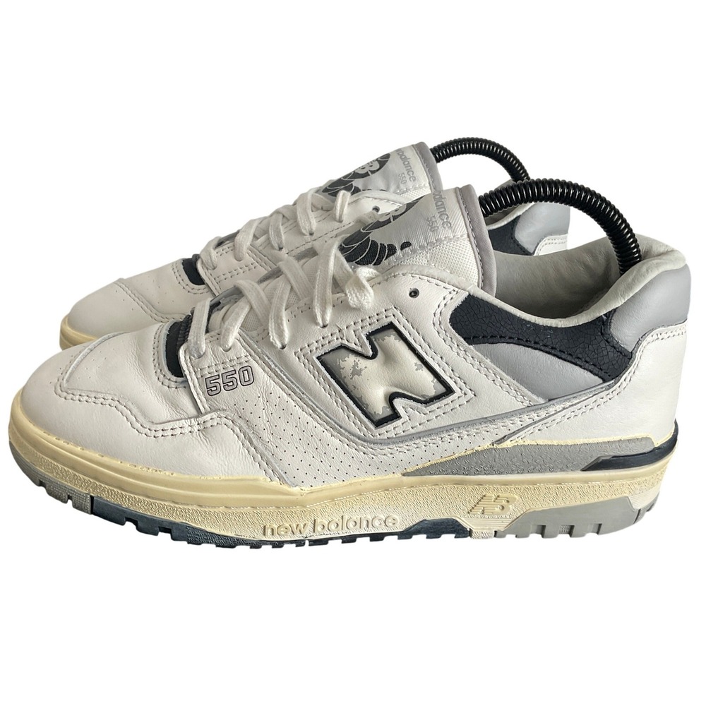 New Balance 550 Vintage Pack Sea Salt Concrete Black BB550VTC Mens 7 Womens 8.5